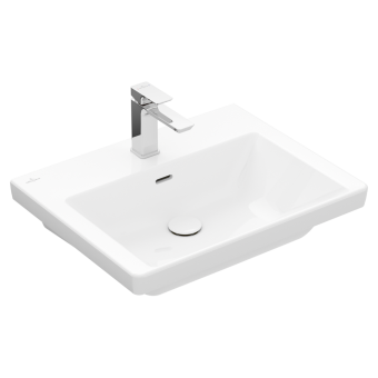 РАКОВИНА 60Х47 VILLEROY&BOCH SUBWAY 3.0, WHITE ALPIN (4A706001)