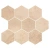 OPOCZNO SAHARA DESERT MOSAIC HEXAGON 28X33,7