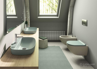 КЕРАМИЧЕСКАЯ РАКОВИНА 65 СМ CATALANO GREEN LUX, ЗЕЛЕНАЯ (165GRLXVS)