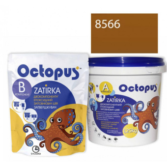 ЭПОКСИДНАЯ ЗАТИРКА OCTOPUS ZATIRKA 2-КОМП. ЦВЕТ ЖЕЛТЫЙ 8566 1,25 КГ (8566-1)