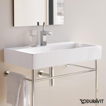 КЕРАМИЧЕСКАЯ РАКОВИНА 80 СМ DURAVIT VERO, БЕЛАЯ (0454800041)