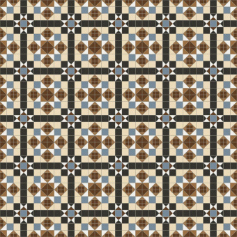 VIVES BARNET DORSET MARRON 31,6X31,6X0,9