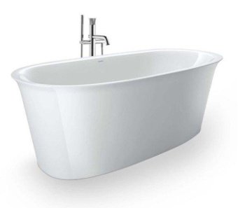 ВАННА АКРИЛОВАЯ DURAVIT WHITE TULIP 180Х90 СМ, БЕЛАЯ (700469000000000)