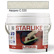 LITOKOL STARLIKE CLASSIC C.520 АВОРИО 5 кг ЭПОКСИДНАЯ ЗАТИРКА STRAVR0005