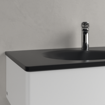 РАКОВИНА ВСТРАИВАЕМАЯ 80Х50 VILLEROY&BOCH ANTAO, PURE BLACK (4A7584R7)