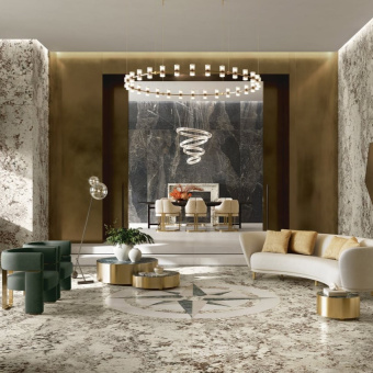 GRANITIFIANDRE MARBLE LAB ALASKA WHITE SEMILUCIDATO AS304X8120 120X120X0,6