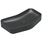 КЕРАМИЧЕСКАЯ РАКОВИНА 65Х37 СМ CATALANO EDITION, NERO SATINATO (16537AEDNS)