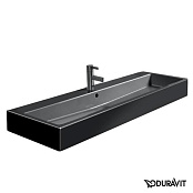 КЕРАМИЧЕСКАЯ РАКОВИНА 120 СМ DURAVIT VERO, ЧЕРНАЯ (0454120800)