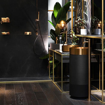 РАКОВИНА НАКЛАДНАЯ d40 СМ GESSI HABITO, МЕДЬ МАТОВАЯ (54601-708)
