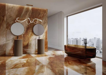 PARADYZ ABSTRACT RUST SZKL RECT POL 59,8X119,8