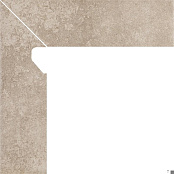 PARADYZ KLINKIER VIANO BEIGE COKOL DWUELEMENTOWY LEWY 8.1x30*2