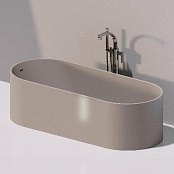 ВАННА ИЗ ИСКУССТВЕННОГО КАМНЯ FLAMINIA OVAL 170Х70 СМ, GREY (OV170)