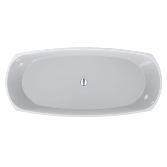 ВАННА КАМЕННАЯ FANCY MARBLE ALBERT 174Х78 СМ, БЕЛАЯ (10175002)