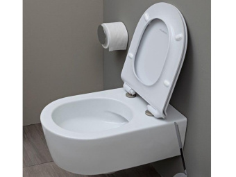 ПОДВЕСНОЙ БЕЗОБОДКОВЫЙ УНИТАЗ FLAMINIA LINK GOCLEAN, WHITE (5051/WCG)