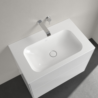 РАКОВИНА ВСТРАИВАЕМАЯ 80Х50 VILLEROY&BOCH FINION, WHITE ALPIN (416483R1)