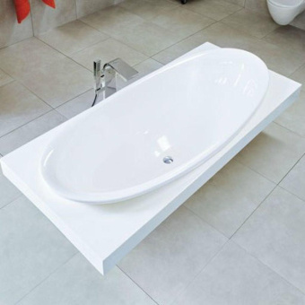 ВАННА ИЗ ИСКУССТВЕННОГО КАМНЯ FLAMINIA IO 193Х84 СМ, WHITE (IO84)