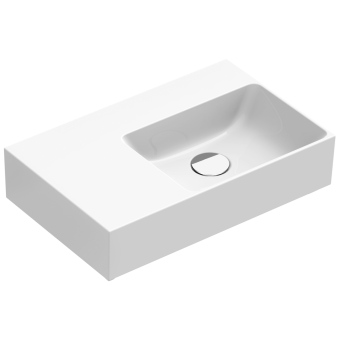 КЕРАМИЧЕСКАЯ РАКОВИНА 55Х35 СМ CATALANO VERSO RIGHT, BIANCO LUCIDO (155DZEUP00)