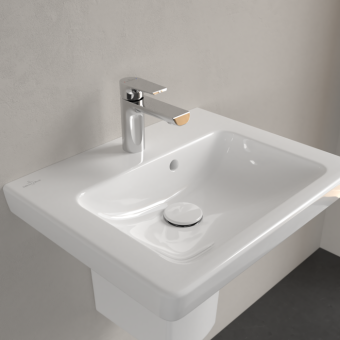 РАКОВИНА 50Х40 VILLEROY&BOCH SUBWAY 2.0, WHITE ALPIN (73155001)