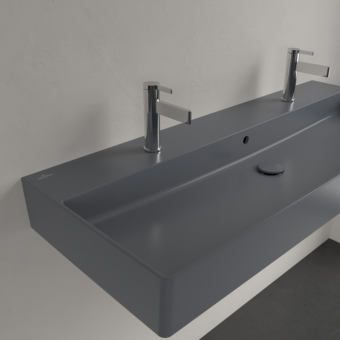 РАКОВИНА ПОДВЕСНАЯ 120Х47 VILLEROY&BOCH MEMENTO 2.0, GRAPHITE (4A22CKI4)