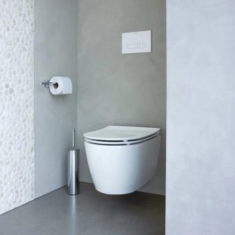 ПОДВЕСНОЙ БЕЗОБОДКОВЫЙ УНИТАЗ DURAVIT SOLEIL BY STARCK, БЕЛЫЙ (2591092000)