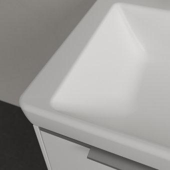 РАКОВИНА 60Х47 VILLEROY&BOCH SUBWAY 3.0, STONE WHITE (4A7060RW)