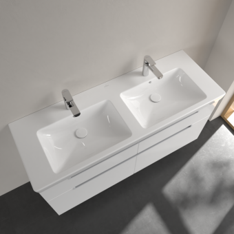 РАКОВИНА 130Х47 VILLEROY&BOCH SUBWAY 2.0, WHITE ALPIN (7175D001)