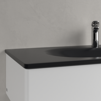 РАКОВИНА ВСТРАИВАЕМАЯ 100Х50 VILLEROY&BOCH ANTAO, PURE BLACK (4A76A2R7)