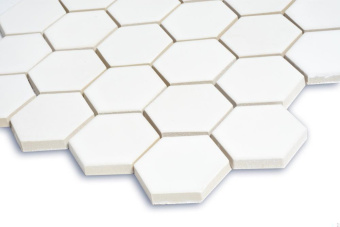 KOTTO H 6024 HEXAGON WHITE 29,5X29,5X0,9