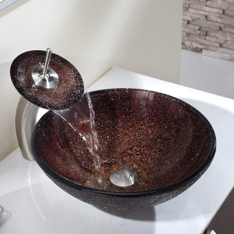 СТЕКЛЯННАЯ РАКОВИНА KRAUS CALLISTO (GV-570-12MM)