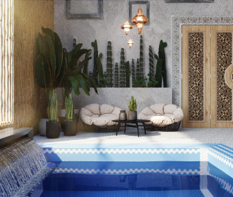 KOTTO HEXAGON H 6027 VIOLET 29,5X29,5X0,9