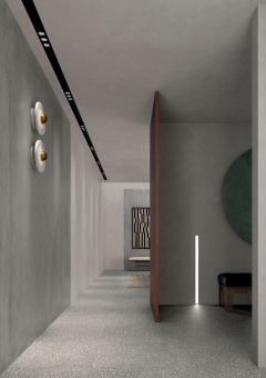 LEA CERAMICHE SLIMTECH CONCRETO CONCRETO MEDIUM 6PLUS NAT 120X120