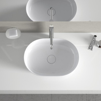 РАКОВИНА 80Х40 СМ DURAVIT LUV, БЕЛЫЙ МАТОВЫЙ (0379802600)