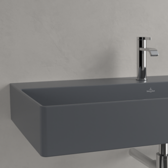 РАКОВИНА ПОДВЕСНАЯ 100Х47 VILLEROY&BOCH MEMENTO 2.0, GRAPHITE (4A22A2I4)