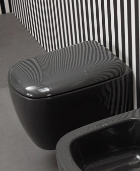 ПОДВЕСНОЙ УНИТАЗ FLAMINIA MONO, BLACK (MN118)