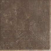 PARADYZ KLINKIER ILARIO BROWN STOPNICA NAROZNA STRUKTURA 30x30