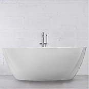 ВАННА КАМЕННАЯ FANCY MARBLE ALBERT 174Х78 СМ, БЕЛАЯ (10175002)