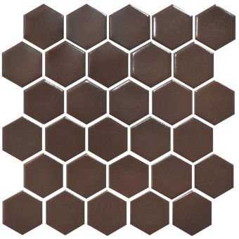 KOTTO HEXAGON H 6005 COFFEE BROWN 29,5X29,5X0,9
