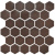 KOTTO HEXAGON H 6005 COFFEE BROWN 29,5X29,5X0,9 KOTTO HEXAGON H 6005 COFFEE BROWN 29,5X29,5X0,9