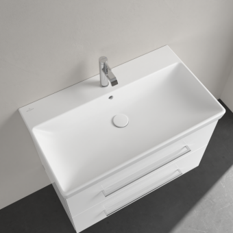 РАКОВИНА 80Х47 VILLEROY&BOCH AVENTO, STONE WHITE (415680RW)