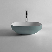 РАКОВИНА НАКЛАДНАЯ 50 СМ ANTONIO LUPI AGO, БИРЮЗОВЫЙ (AGO3 OSSIDO)