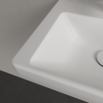 РАКОВИНА 45Х37 VILLEROY&BOCH SUBWAY 3.0, STONE WHITE (437045RW)