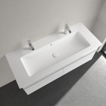 РАКОВИНА 120Х50 VILLEROY&BOCH VENTICELLO, STONE WHITE (4104CKRW)