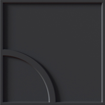 TERRATINTA MICRO WAYS CURVE BLACK MIWAC0712 12,5Х12,5