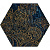 Фото плитки PARADYZ URBAN СOLOURS BLUE INSERTO SZKLANE HEKSAGON B 19,8 X17,1 из коллекции PARADYZ URBAN СOLOURS 