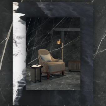 ATLAS CONCORDE MARVEL GALA CALACATTA BLACK LAPPATO 120X120X0,9