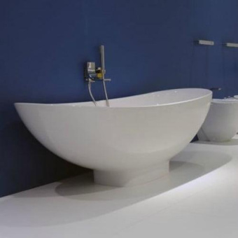 ВАННА ИЗ ИСКУССТВЕННОГО КАМНЯ FLAMINIA IO 165Х75 СМ, WHITE (IO70)