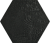 Фото плитки CODICER 95 MILANO HEX BLACK 22Х25 из коллекции CODICER 95 MILANO 