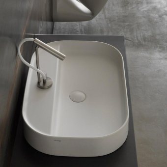 РАКОВИНА НАКЛАДНАЯ 65Х45 СМ GALASSIA SMART B, ПЕСОЧНЫЙ (7400SA)