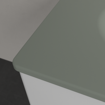 РАКОВИНА ВСТРАИВАЕМАЯ 80Х50 VILLEROY&BOCH ANTAO, MORNING GREEN (4A7584R8)