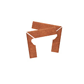 STROEHER DURO BOSSA 9006.804 ПЛИНТУС УГЛОВОЙ ПРАВЫЙ